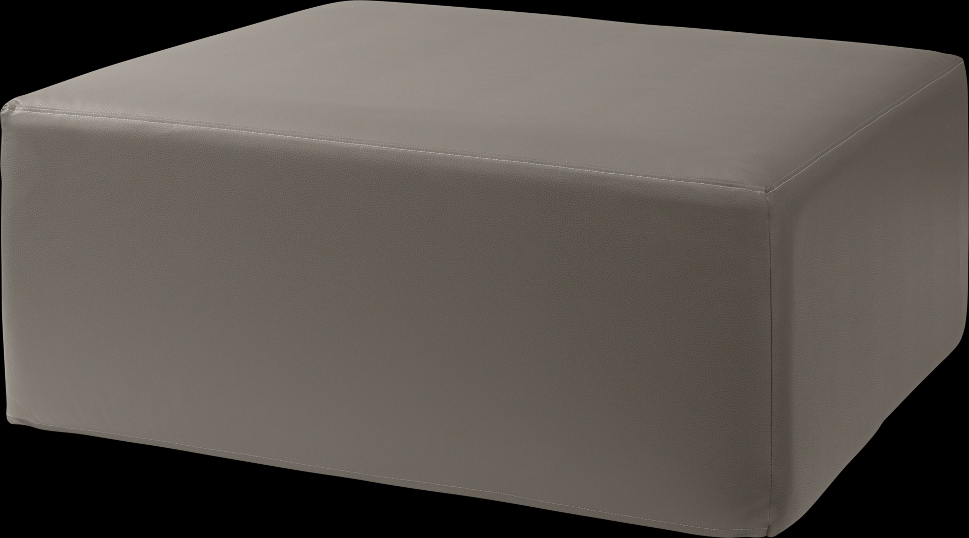 Lesusa I Gray Ottoman - Thumbnail - Image 1