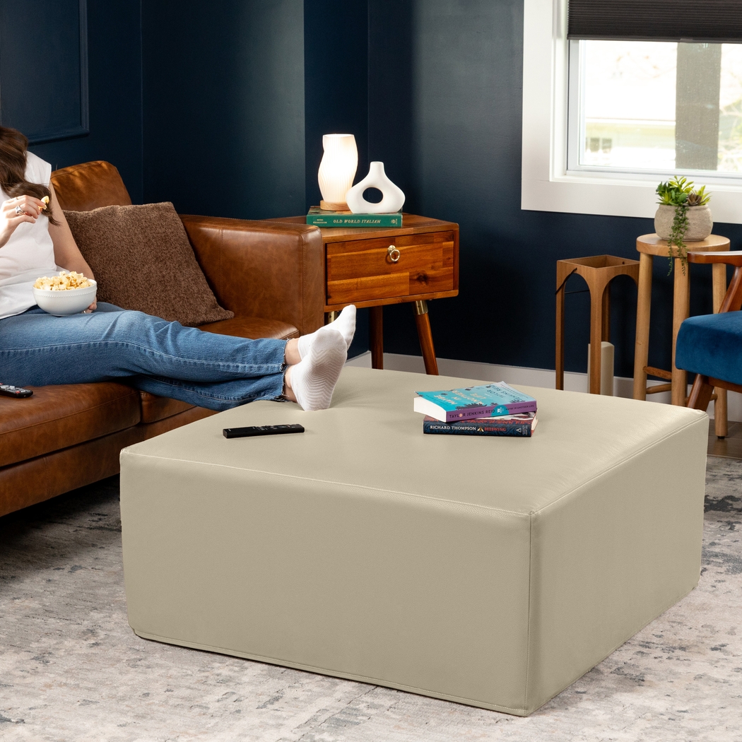 Lesusa I Natural Ottoman - Thumbnail - Image 3