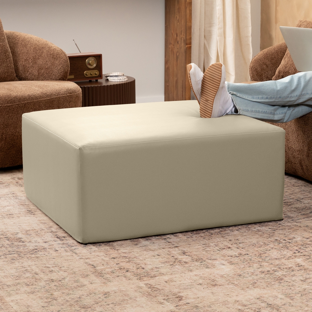 Lesusa I Natural Ottoman - Thumbnail - Image 4