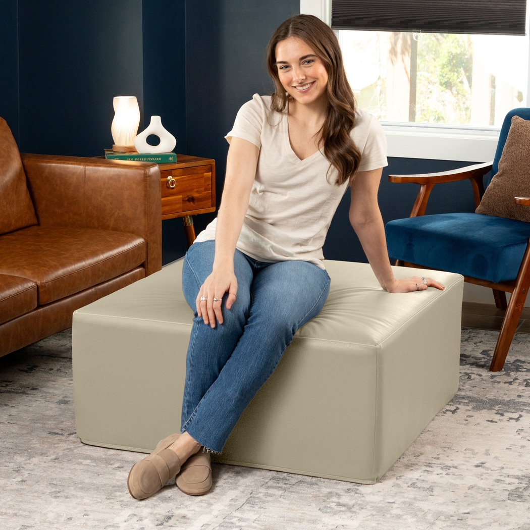 Lesusa I Natural Ottoman - Thumbnail - Image 6