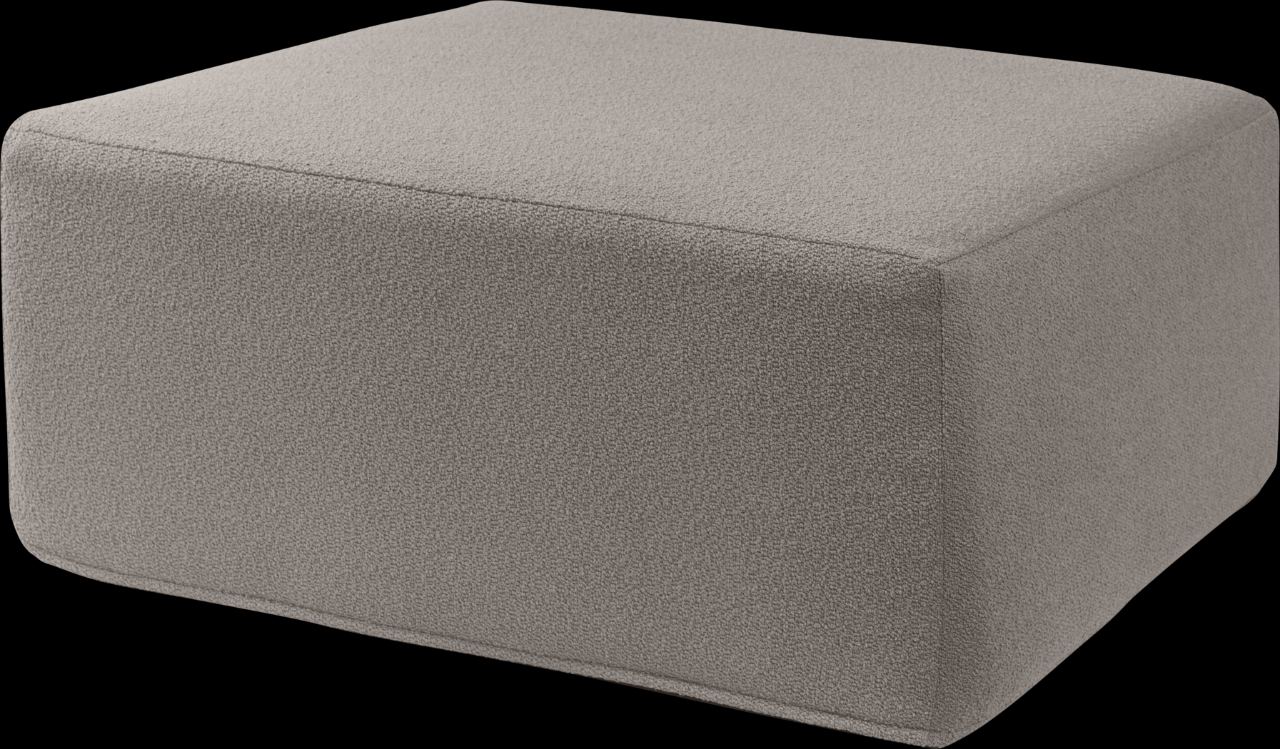 Lesusa II Gray Ottoman - Thumbnail - Image 1