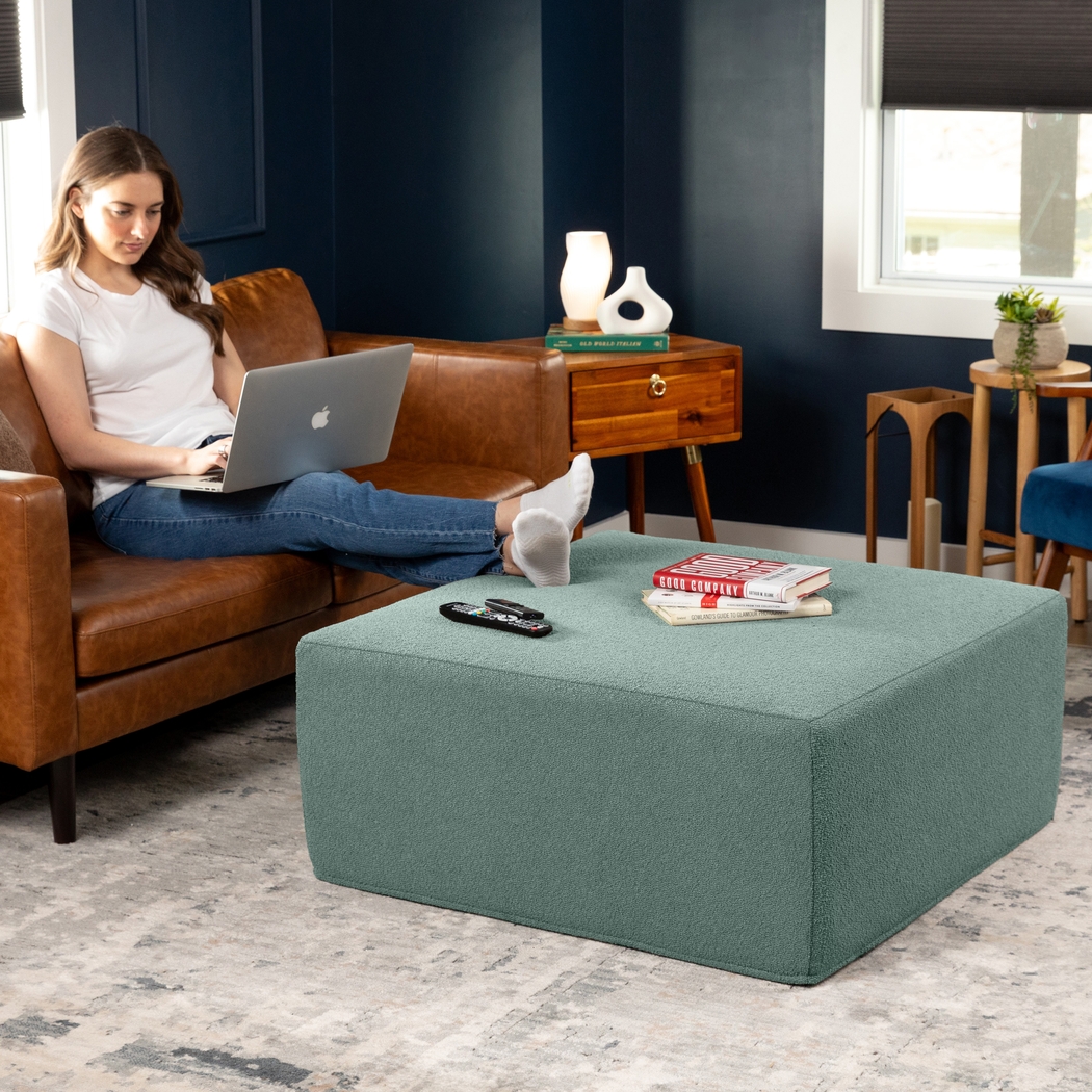 Lesusa II Green Ottoman - Thumbnail - Image 6