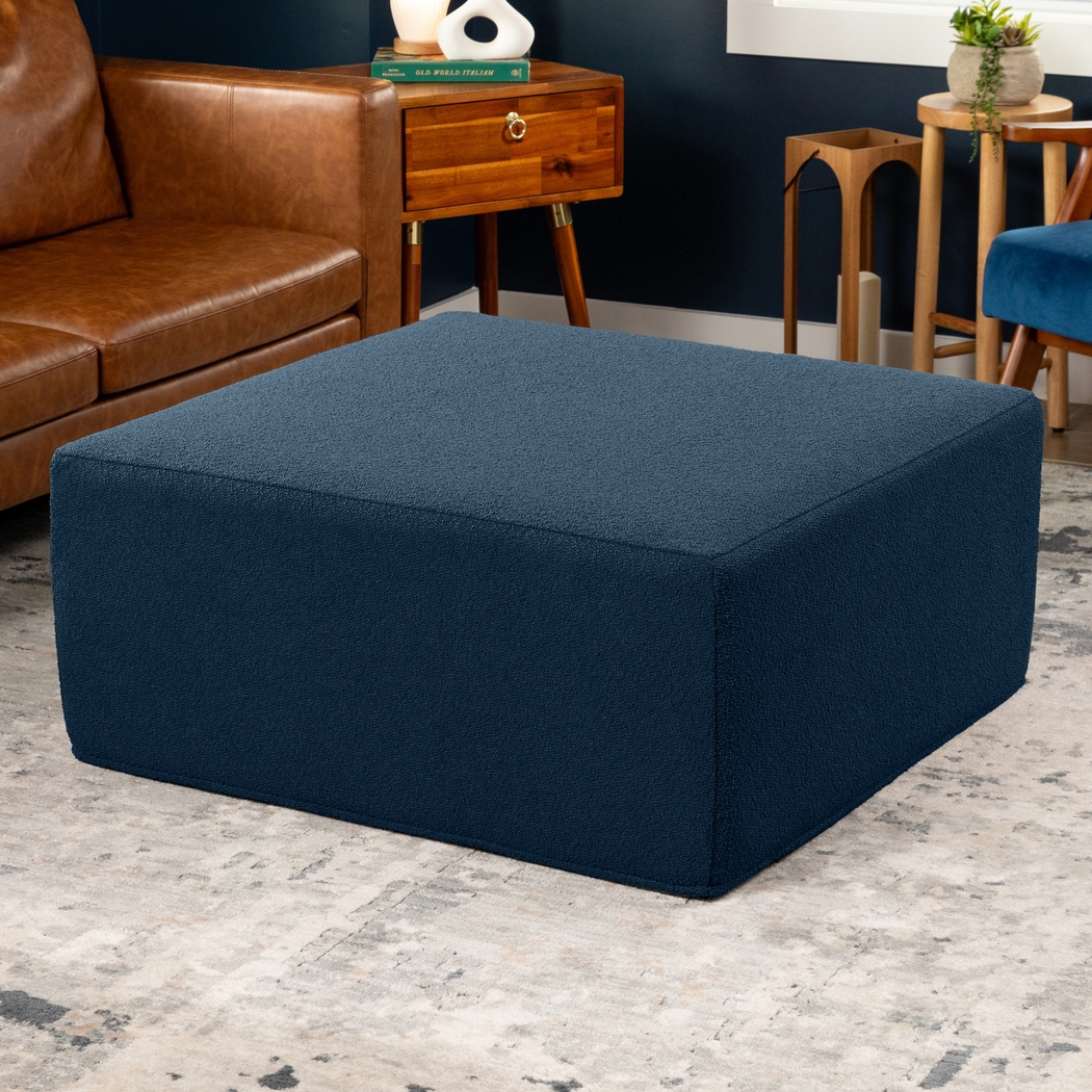 Lesusa II Navy Ottoman - Thumbnail - Image 2