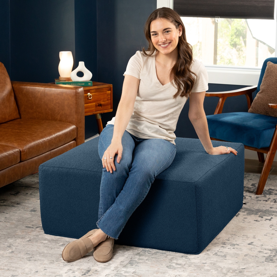 Lesusa II Navy Ottoman - Thumbnail - Image 5