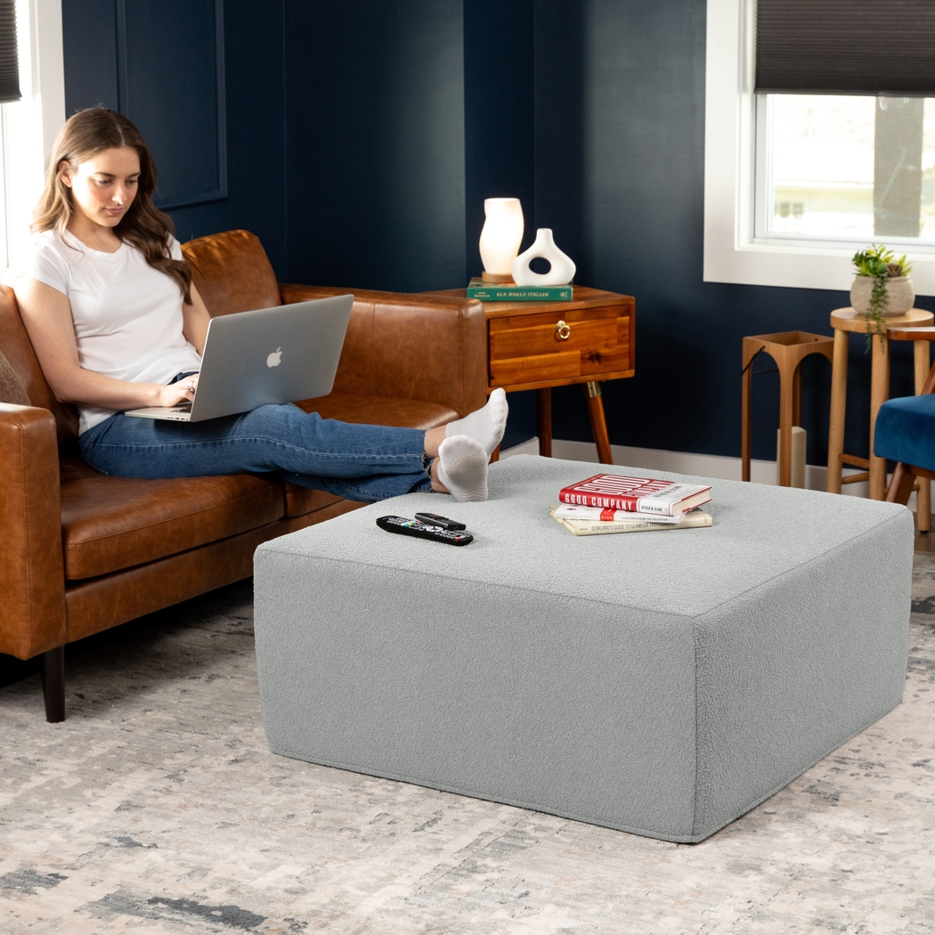 Lesusa II Silver Ottoman - Thumbnail - Image 6