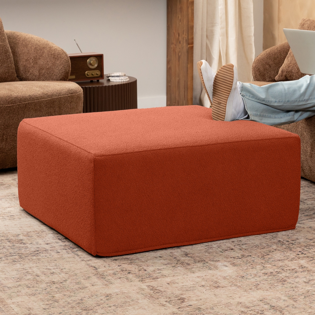 Lesusa II Terracotta Ottoman - Thumbnail - Image 3