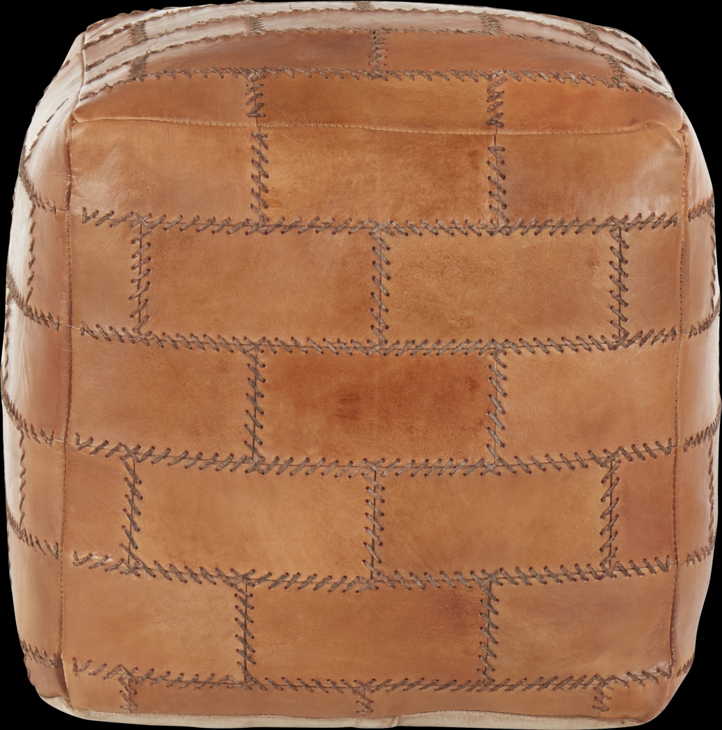 Letchworth Brown Ottoman - Thumbnail - Image 2