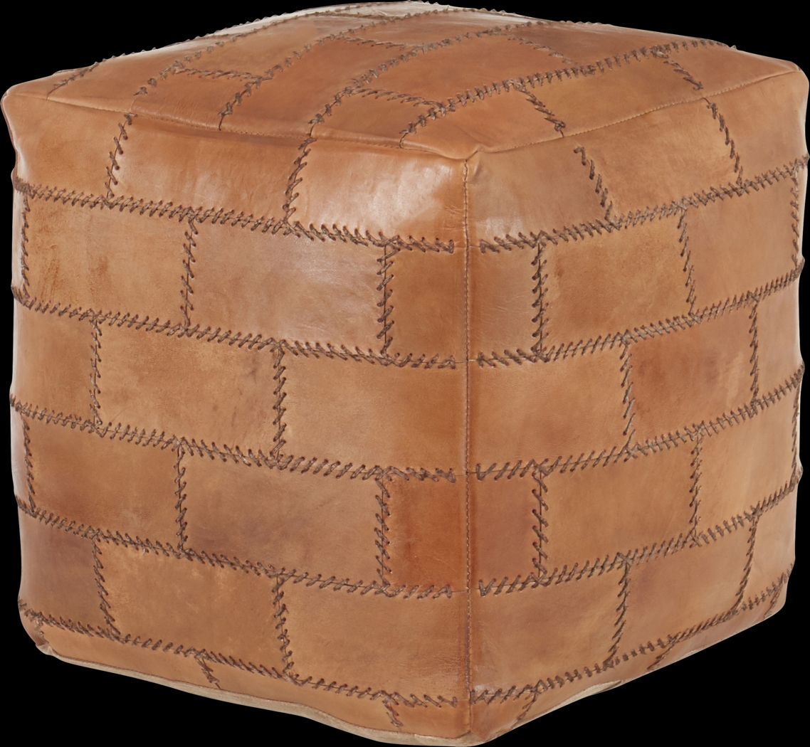 Letchworth Brown Ottoman - Thumbnail - Image 3