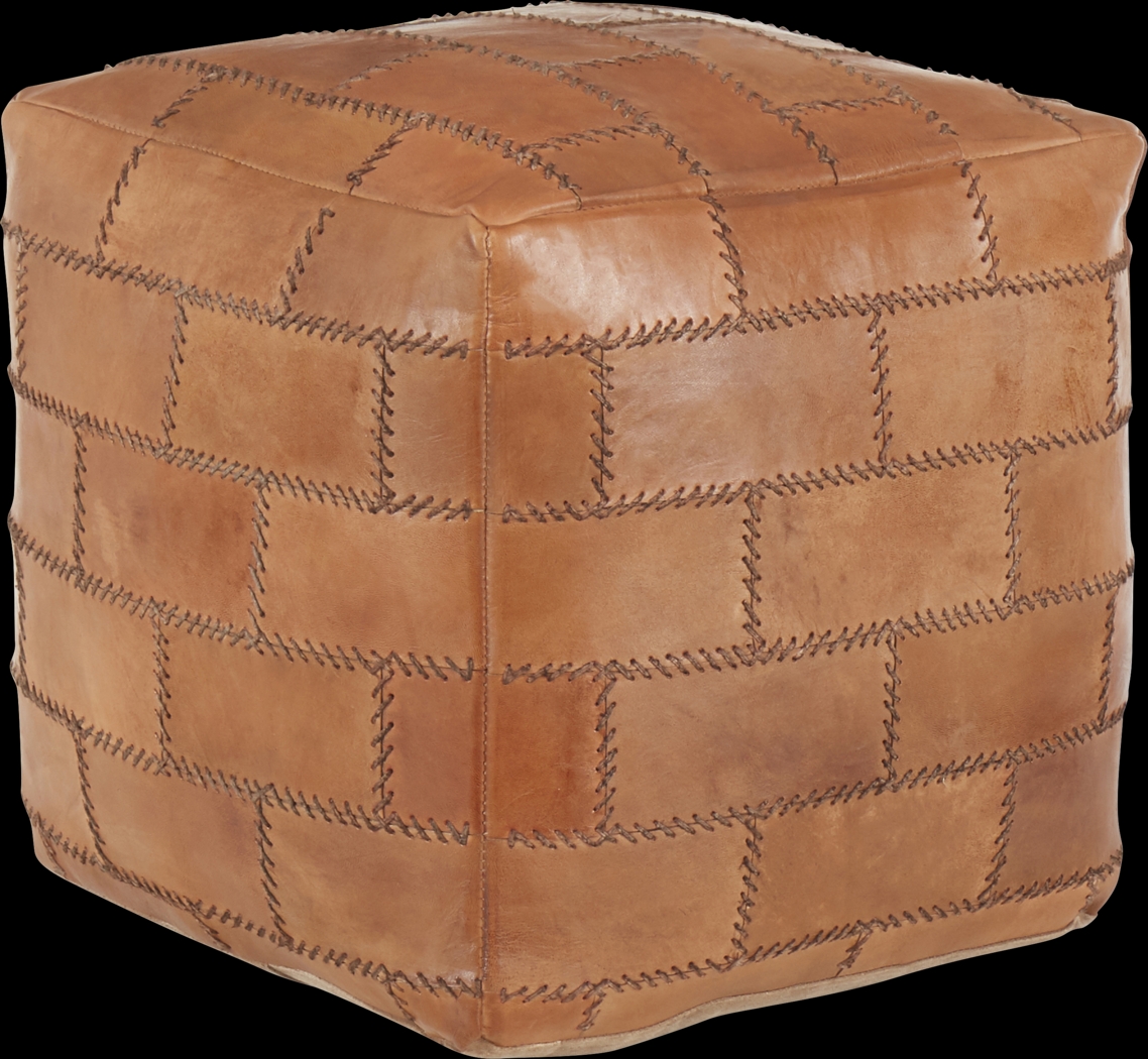 Letchworth Brown Ottoman - Thumbnail - Image 1