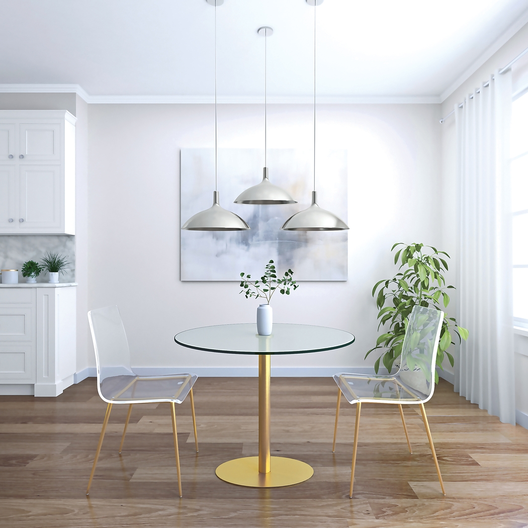 Letnes Gold Bistro Table - Thumbnail - Image 2