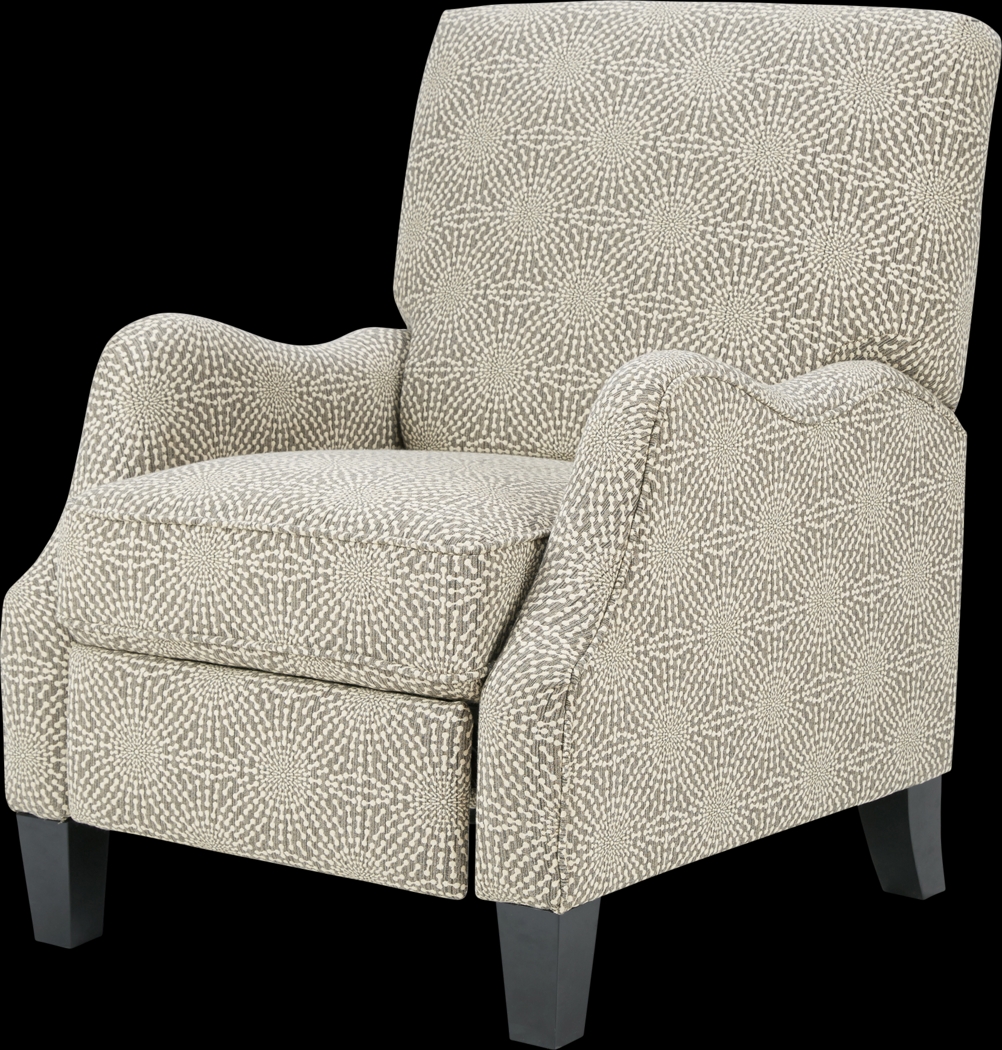 Levata Beige Pushback Recliner - Thumbnail - Image 1