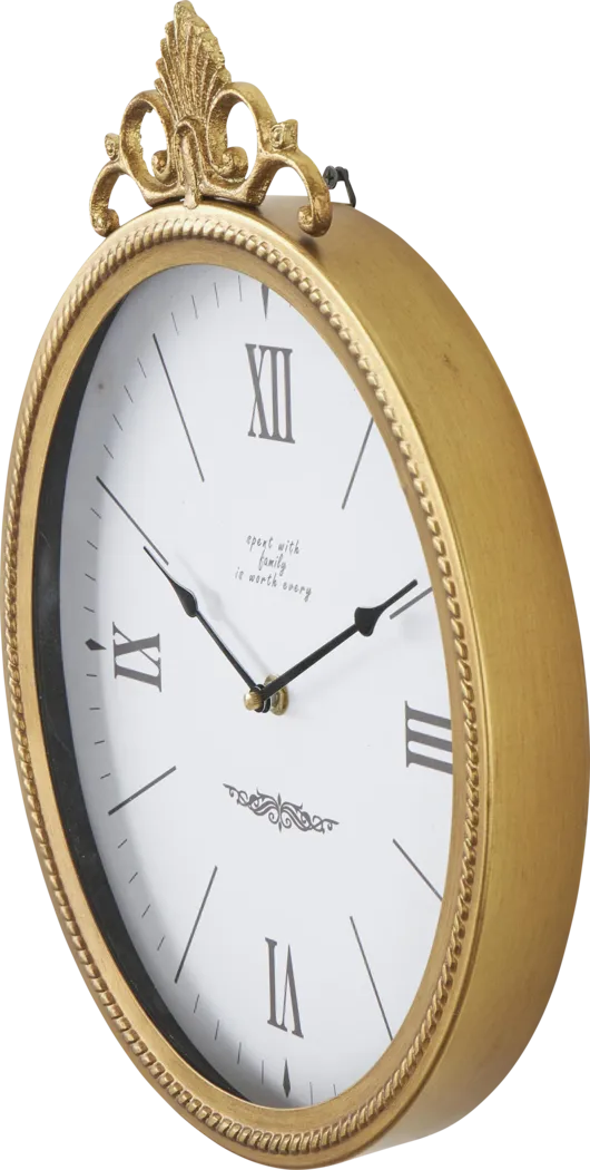 Leven Gold Wall Clock - Image 4