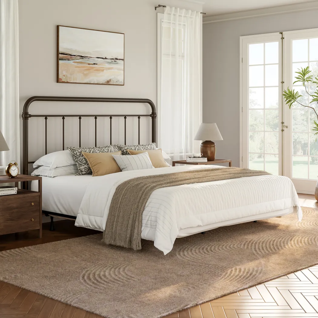 Leveni Bronze King Headboard - Thumbnail - Image 2