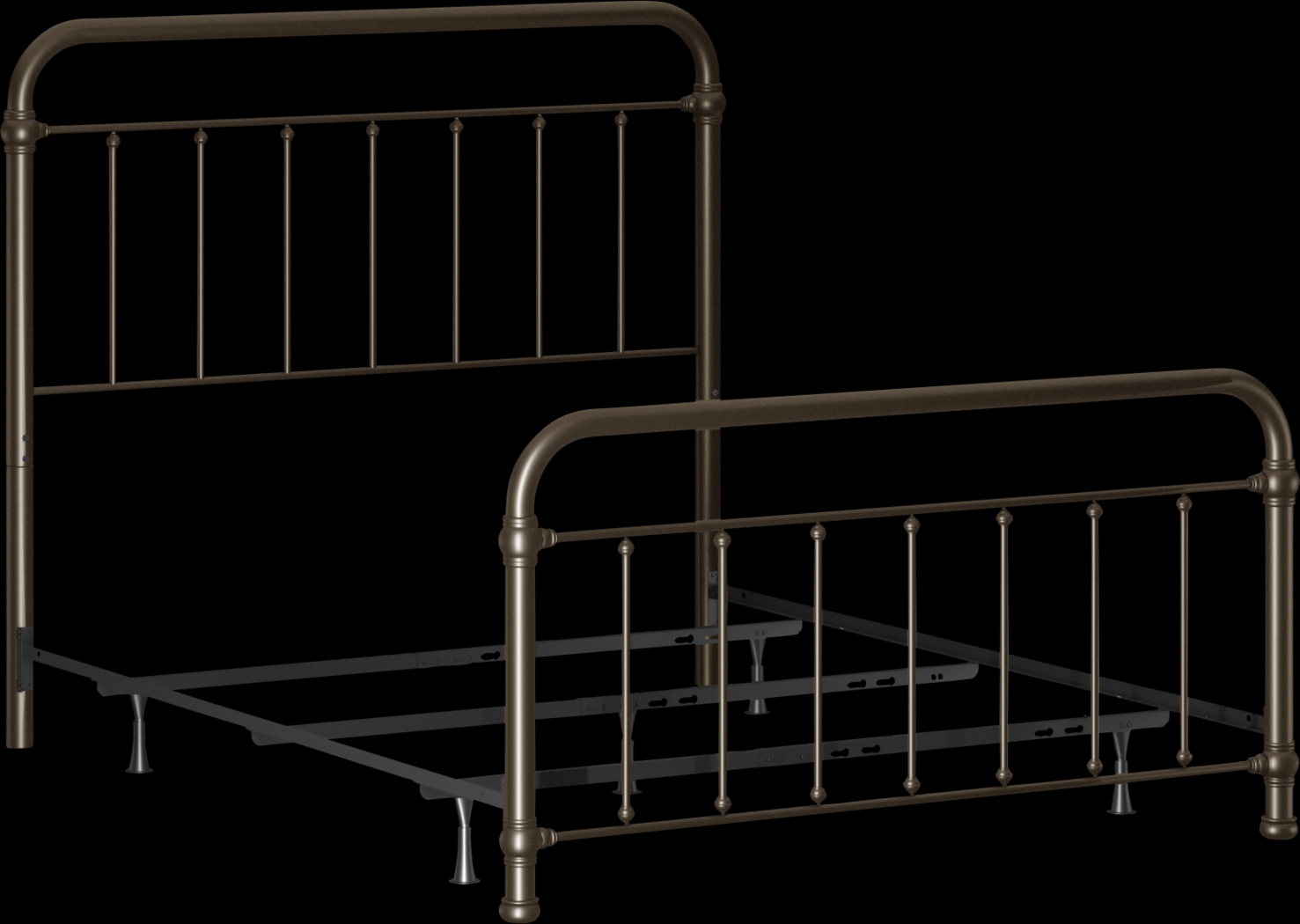 Leveni Bronze Queen Bed - Thumbnail - Image 6