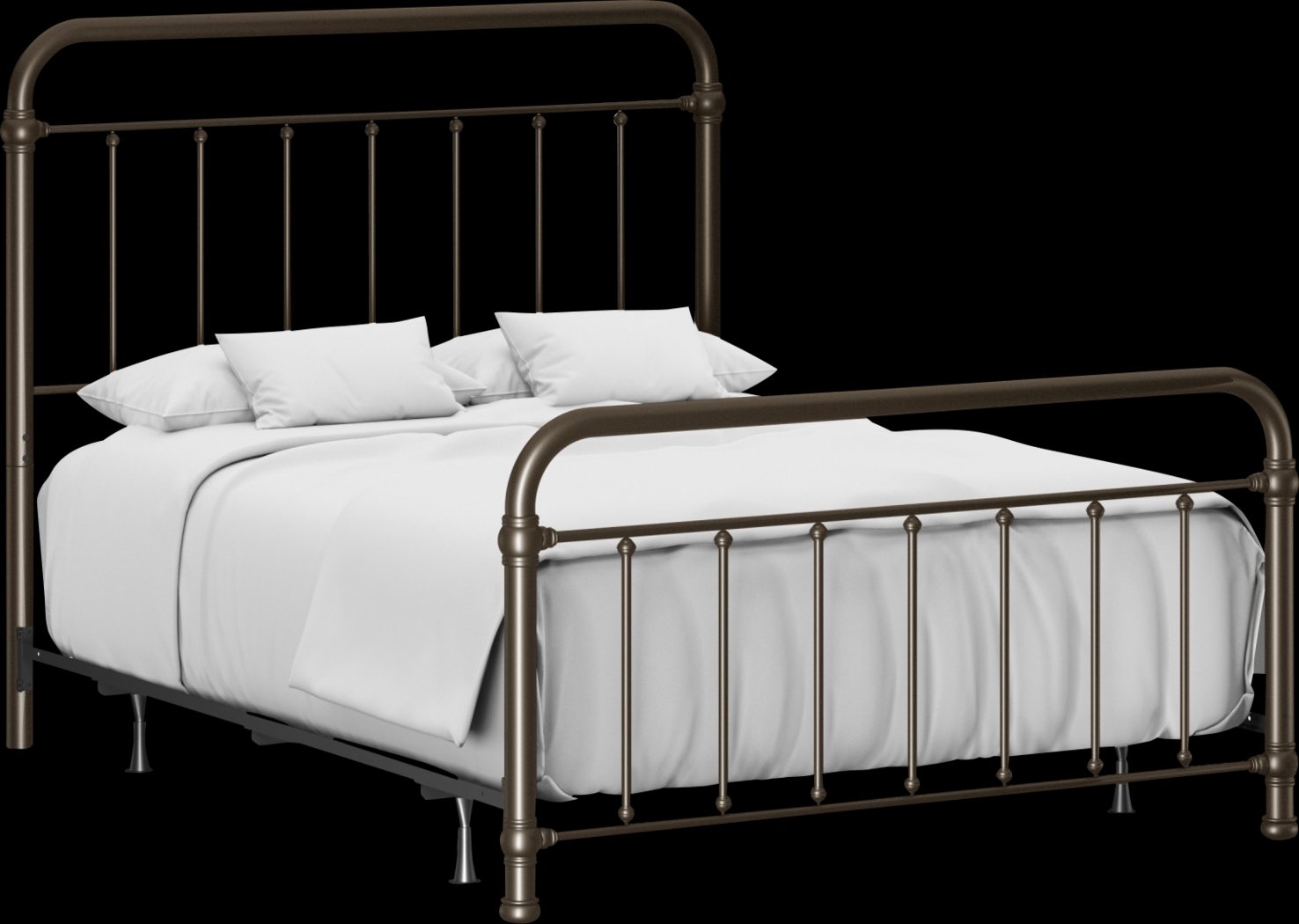 Leveni Bronze Queen Bed - Thumbnail - Image 1