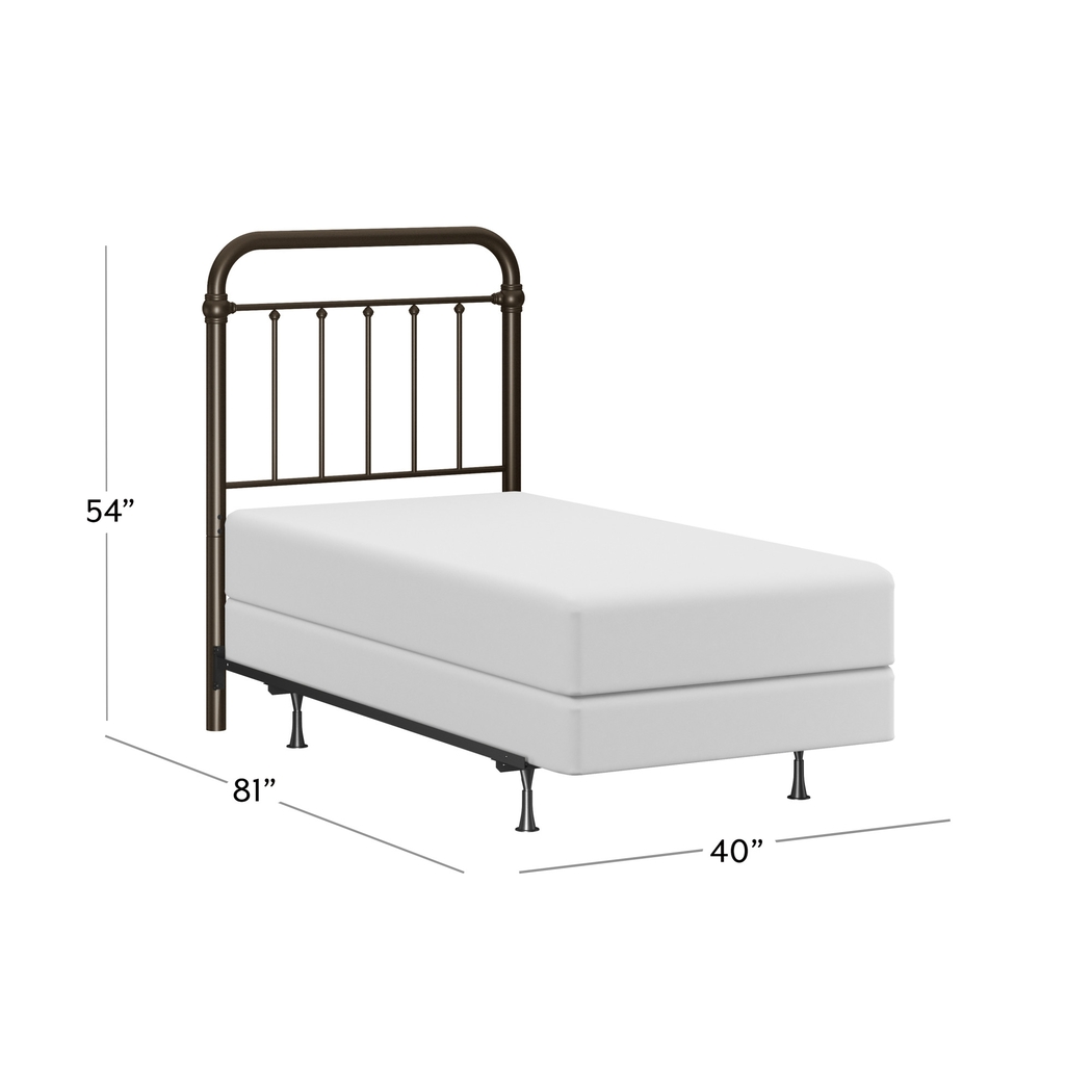 Leveni Bronze Twin Bed - Thumbnail - Image 10
