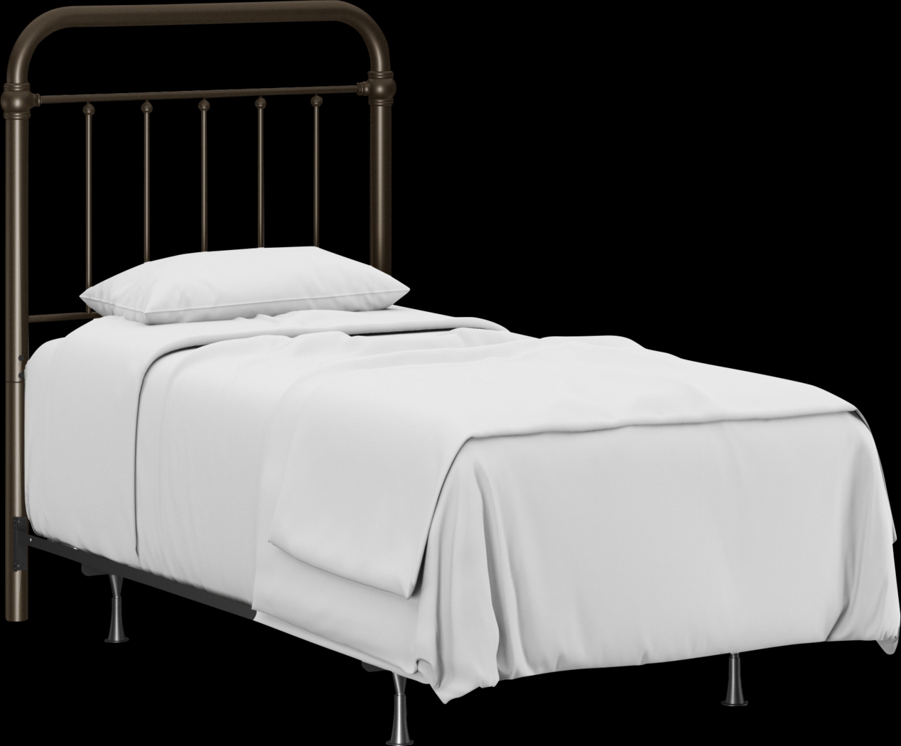 Leveni Bronze Twin Bed - Thumbnail - Image 1