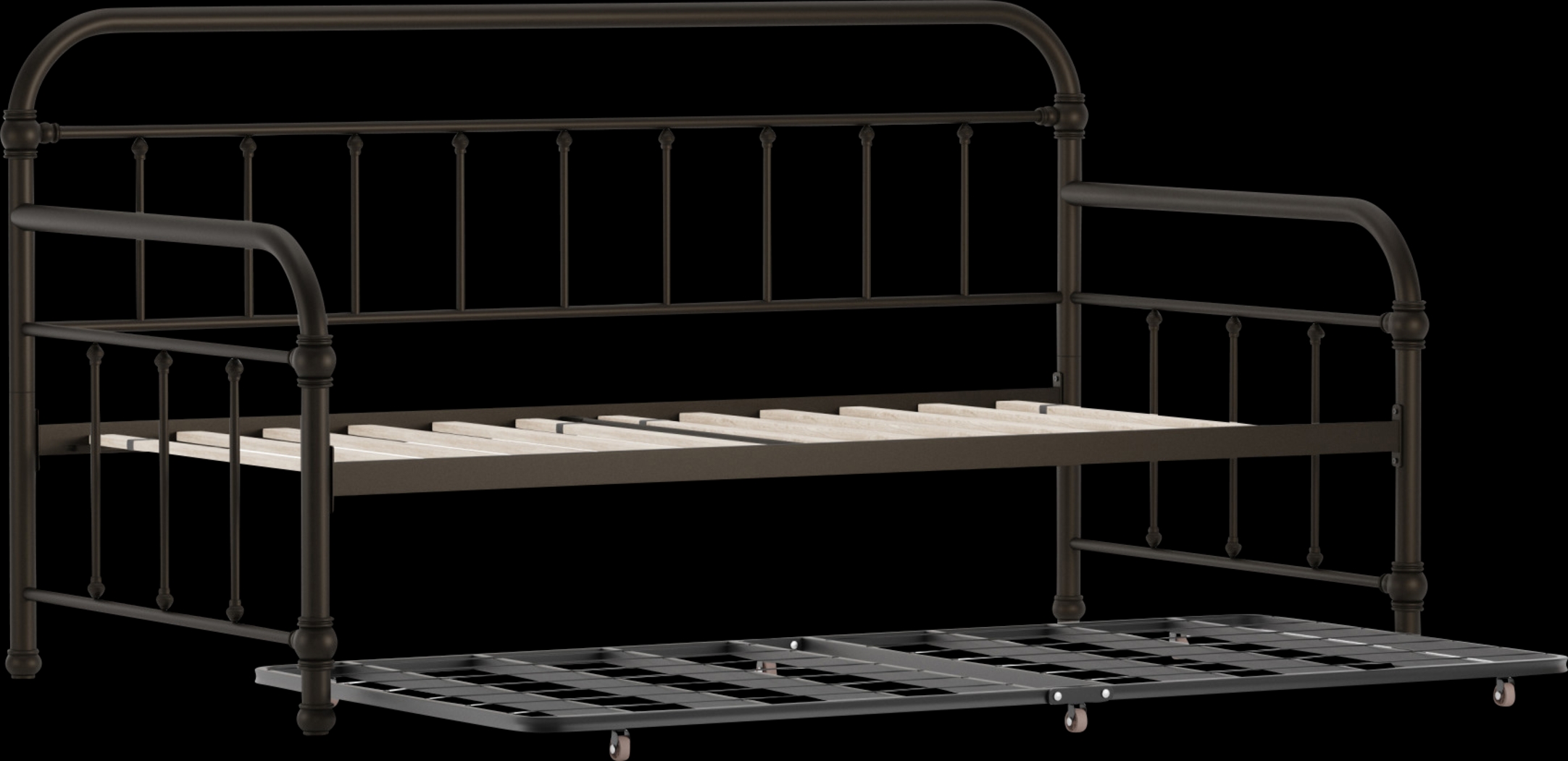 Leveni Bronze Twin Daybed - Thumbnail - Image 12