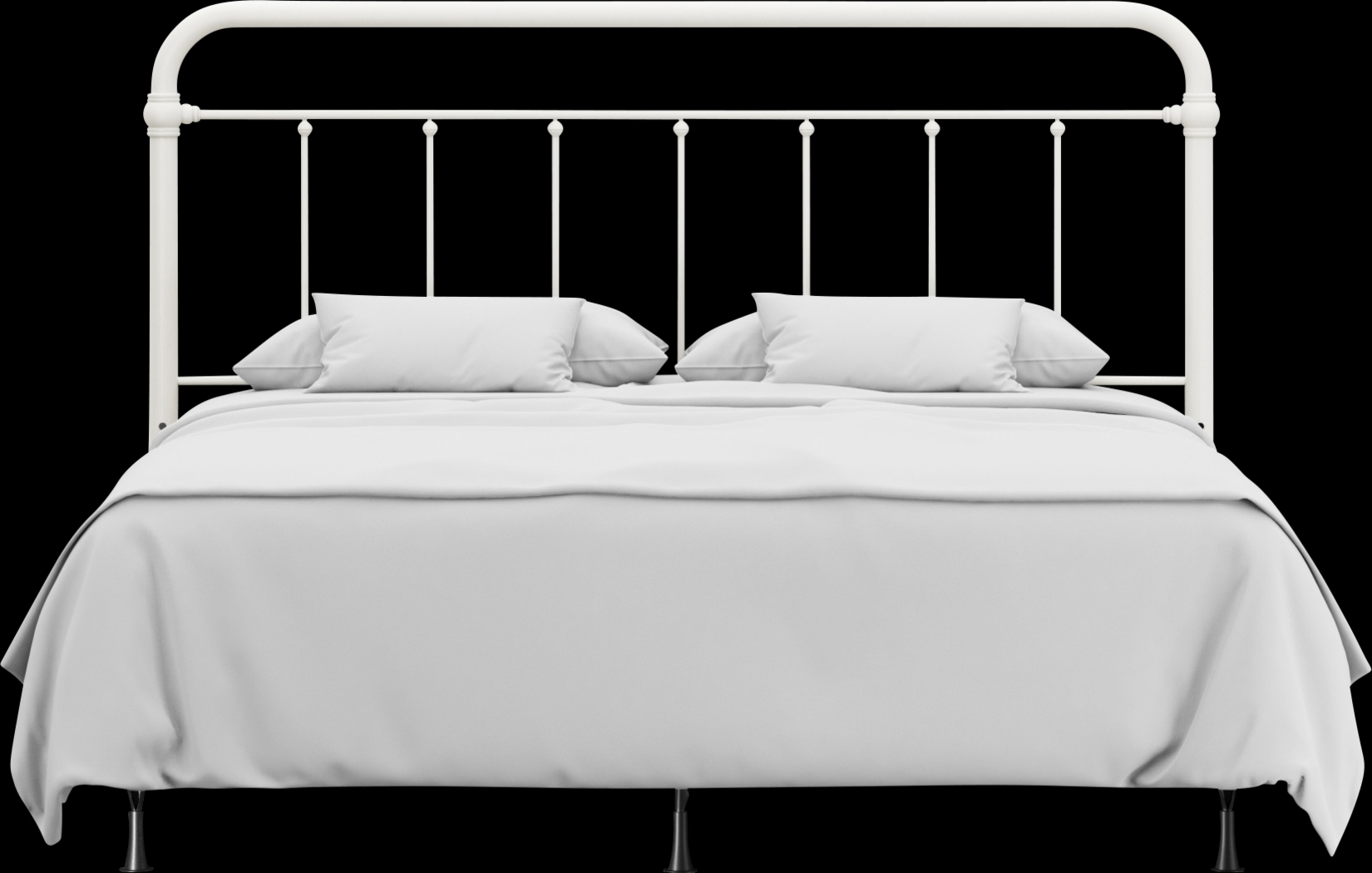 Leveni White King Bed - Thumbnail - Image 7