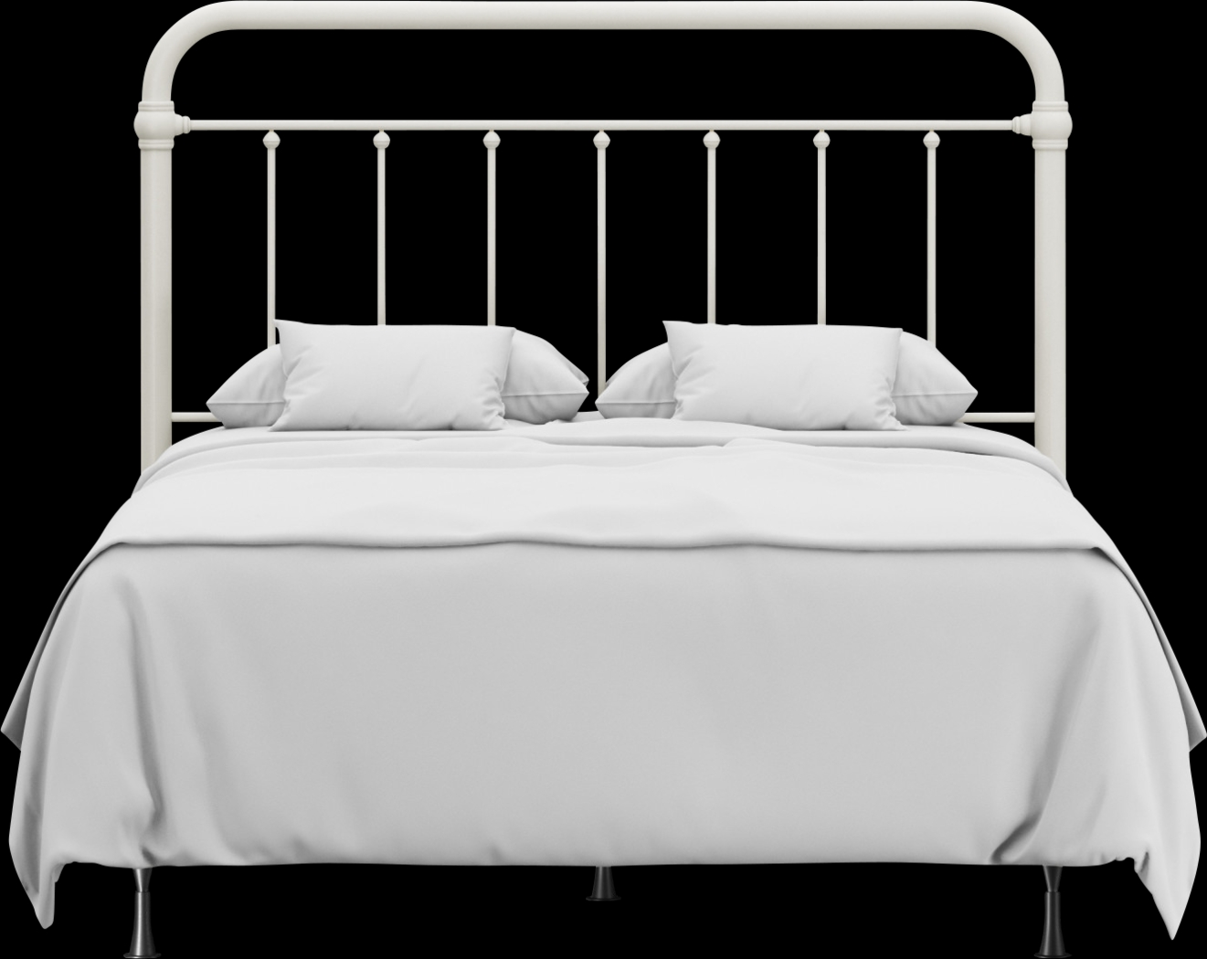 Leveni White Queen Bed - Thumbnail - Image 10