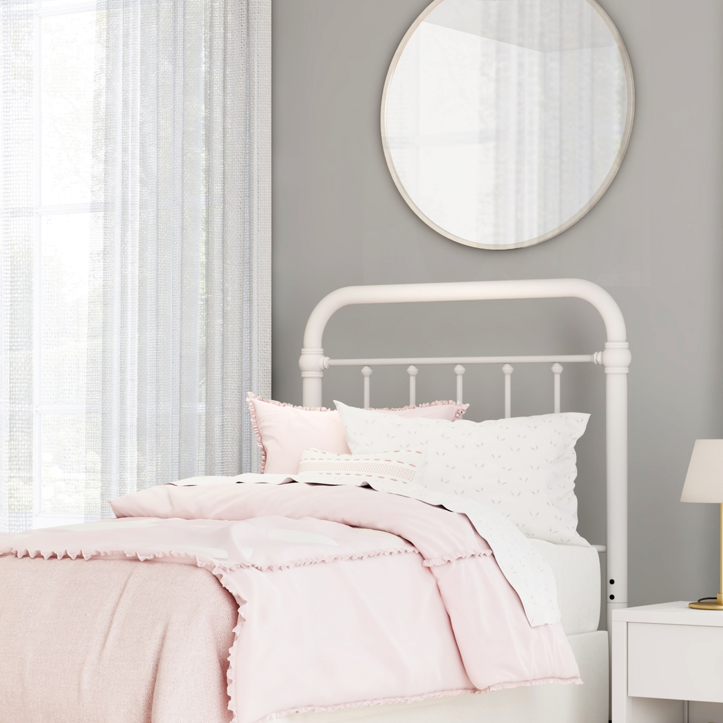 Leveni White Twin Headboard - Thumbnail - Image 4