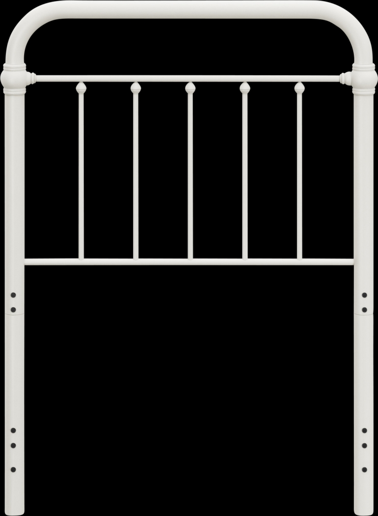 Leveni White Twin Headboard - Thumbnail - Image 1