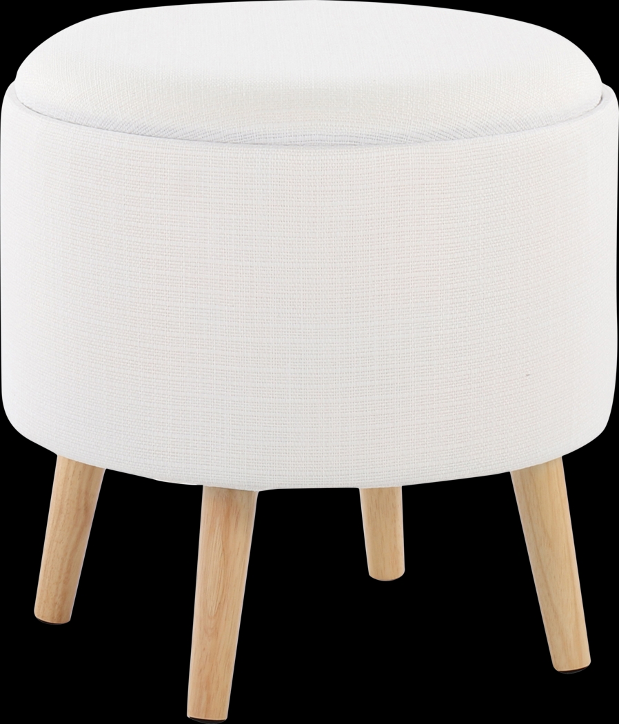 Leverde White Ottoman, Set of 2 - Thumbnail - Image 6
