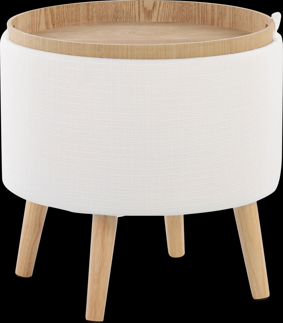 Leverde White Ottoman, Set of 2 - Thumbnail - Image 7