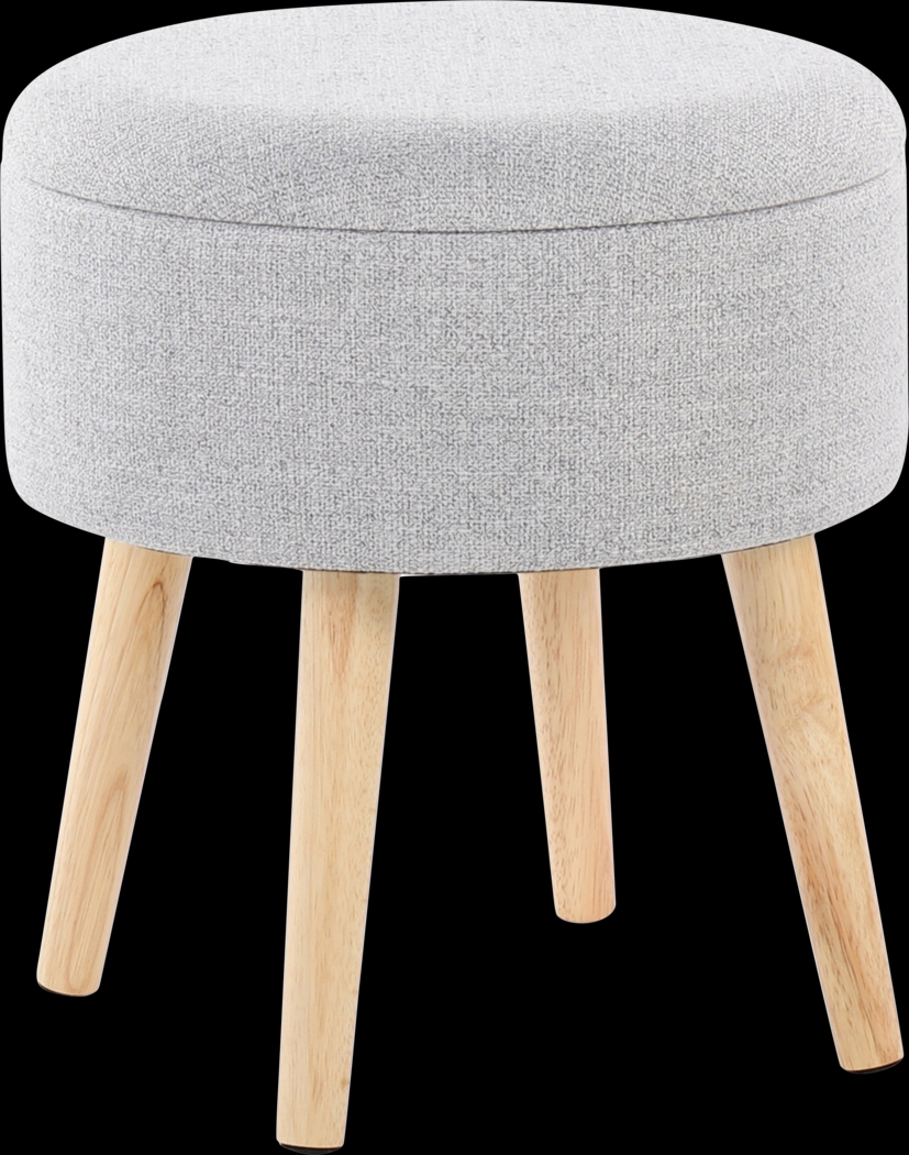 Leverde Light Gray Ottoman, Set of 2 - Thumbnail - Image 5