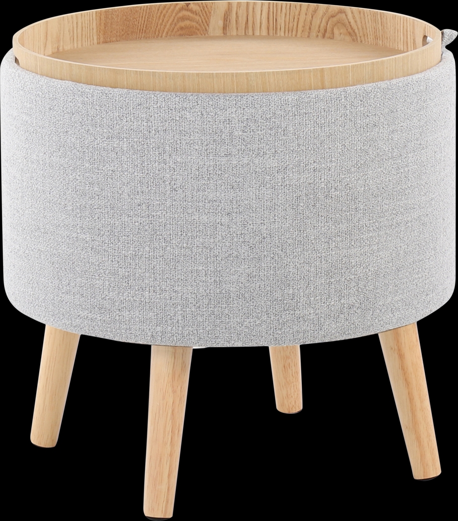 Leverde Light Gray Ottoman, Set of 2 - Thumbnail - Image 6