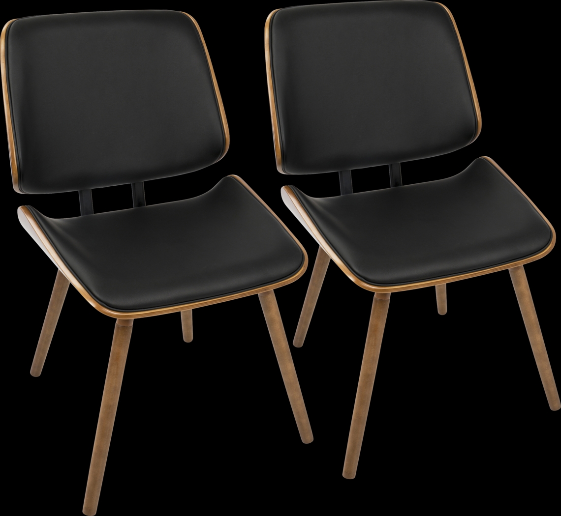 Leverett Black Dining Chair (Set of 2) - Thumbnail - Image 1