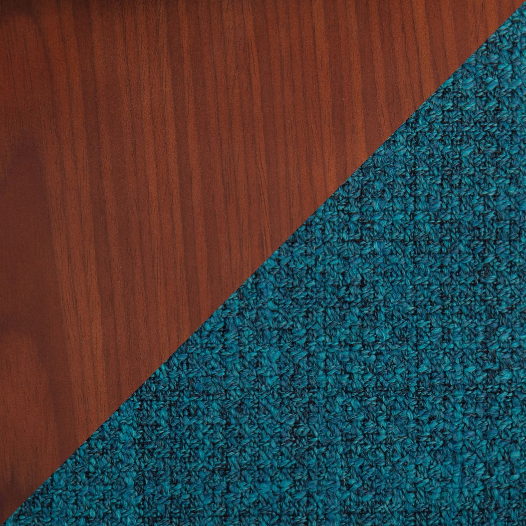 Leverett Teal Adjustable Barstool - Thumbnail - Image 7