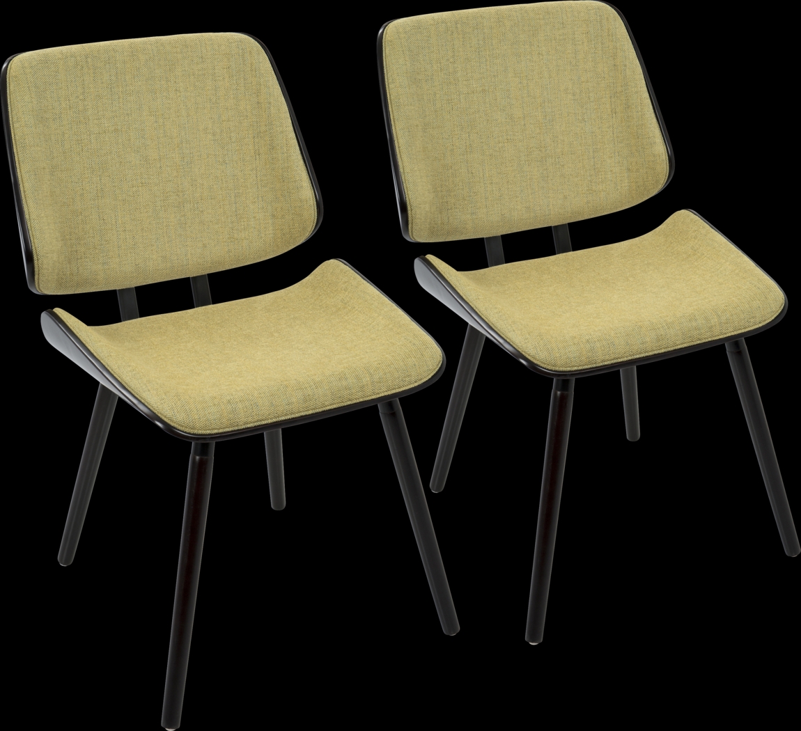 Leverett Yellow Dining Chair (Set of 2) - Thumbnail - Image 1