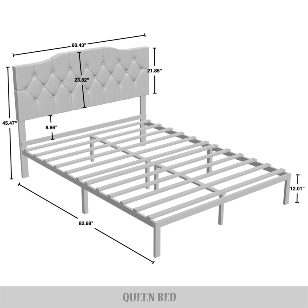 Leveson Black Queen Bed - Thumbnail - Image 5