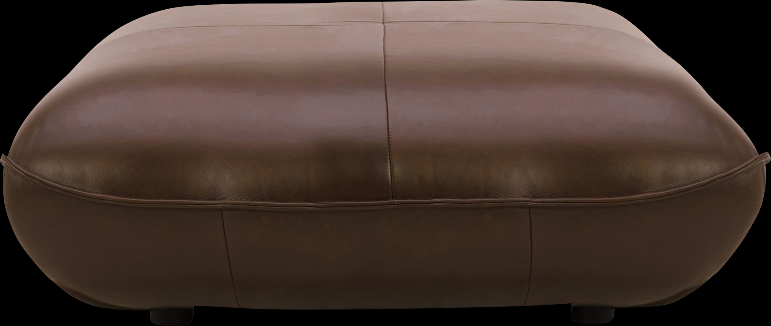 Leveson Brown Ottoman - Thumbnail - Image 2