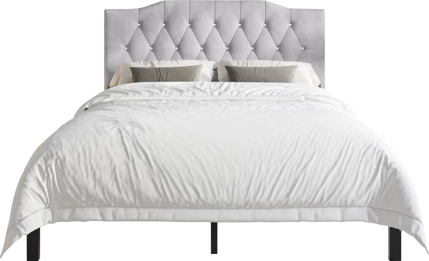 Leveson Light Gray Full Bed - Thumbnail - Image 3