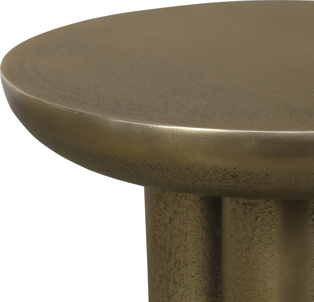 Lewawi Brass Outdoor End Table - Thumbnail - Image 4