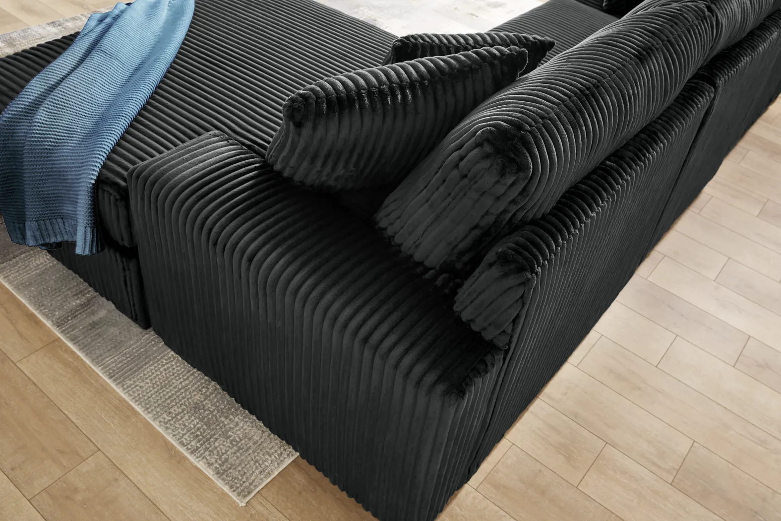 Lexford Park Black 2 Pc Sectional - Thumbnail - Image 4