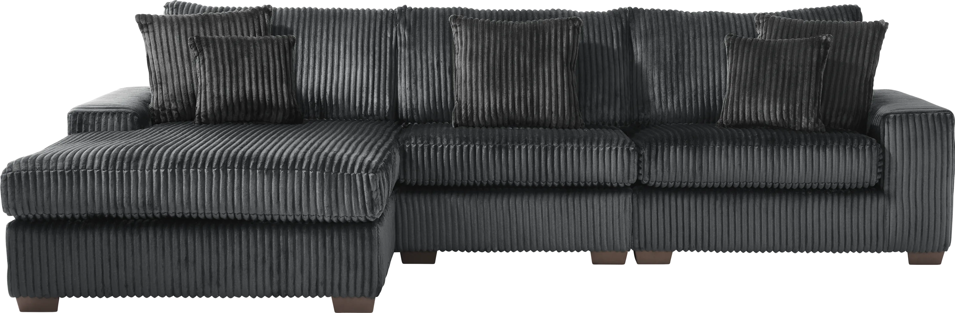 Lexford Park Black 3 Pc Sectional - Thumbnail - Image 1