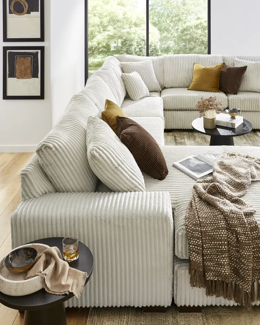 Lexford Park Gray 6 Pc Sectional - Image 8