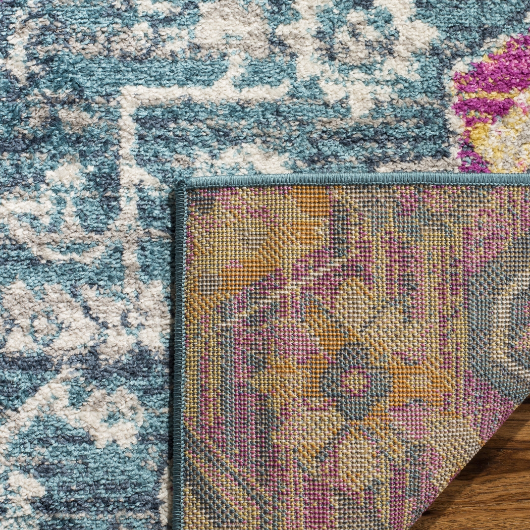 Leya Nights Blue 5'1 x 7'6 Rug - Thumbnail - Image 2