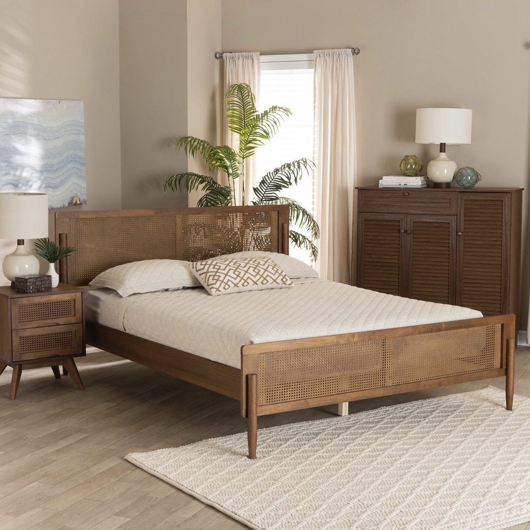 Liahona Brown King Platform Bed - Thumbnail - Image 2