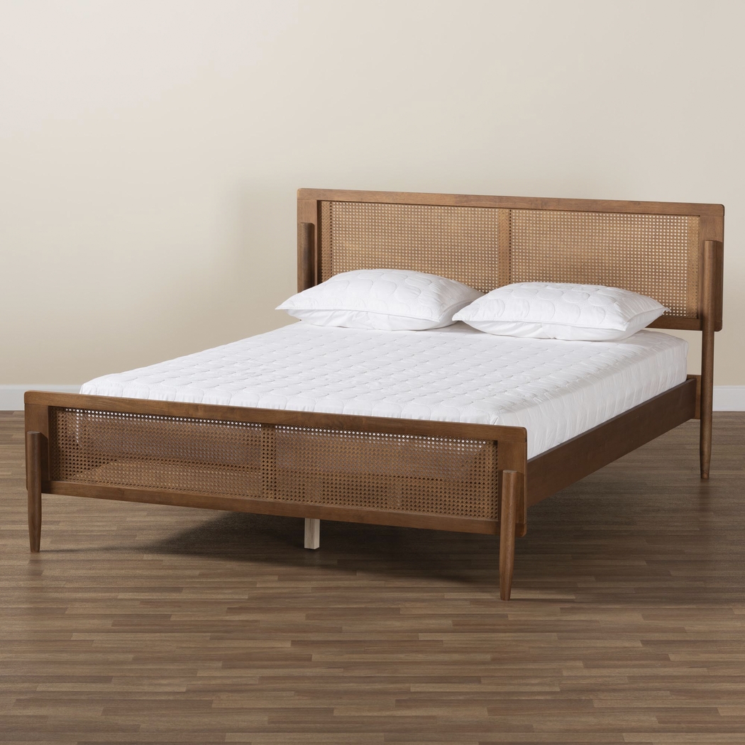 Liahona Brown Queen Platform Bed - Thumbnail - Image 3