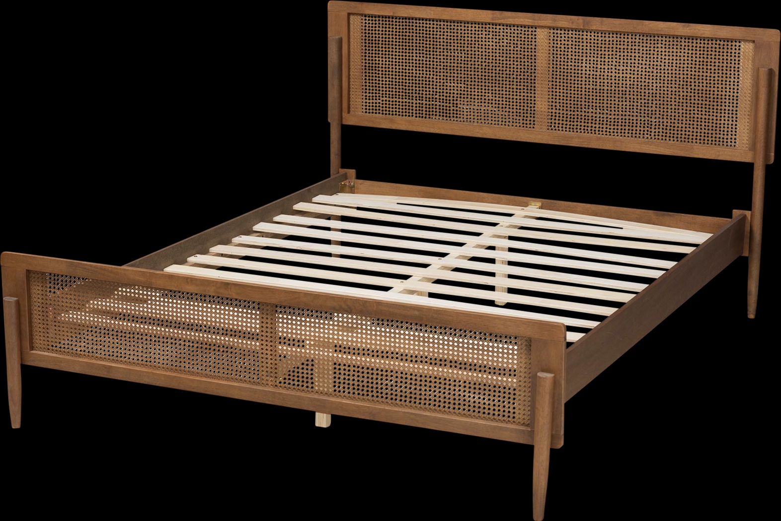 Liahona Brown Queen Platform Bed - Thumbnail - Image 5