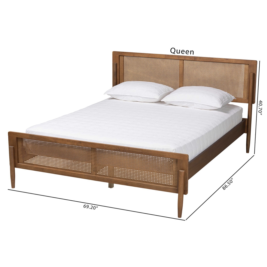 Liahona Brown Queen Platform Bed - Thumbnail - Image 9