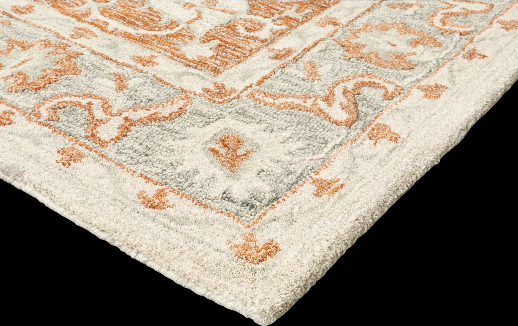 Libena Orange 5' x 7'9 Rug - Thumbnail - Image 4