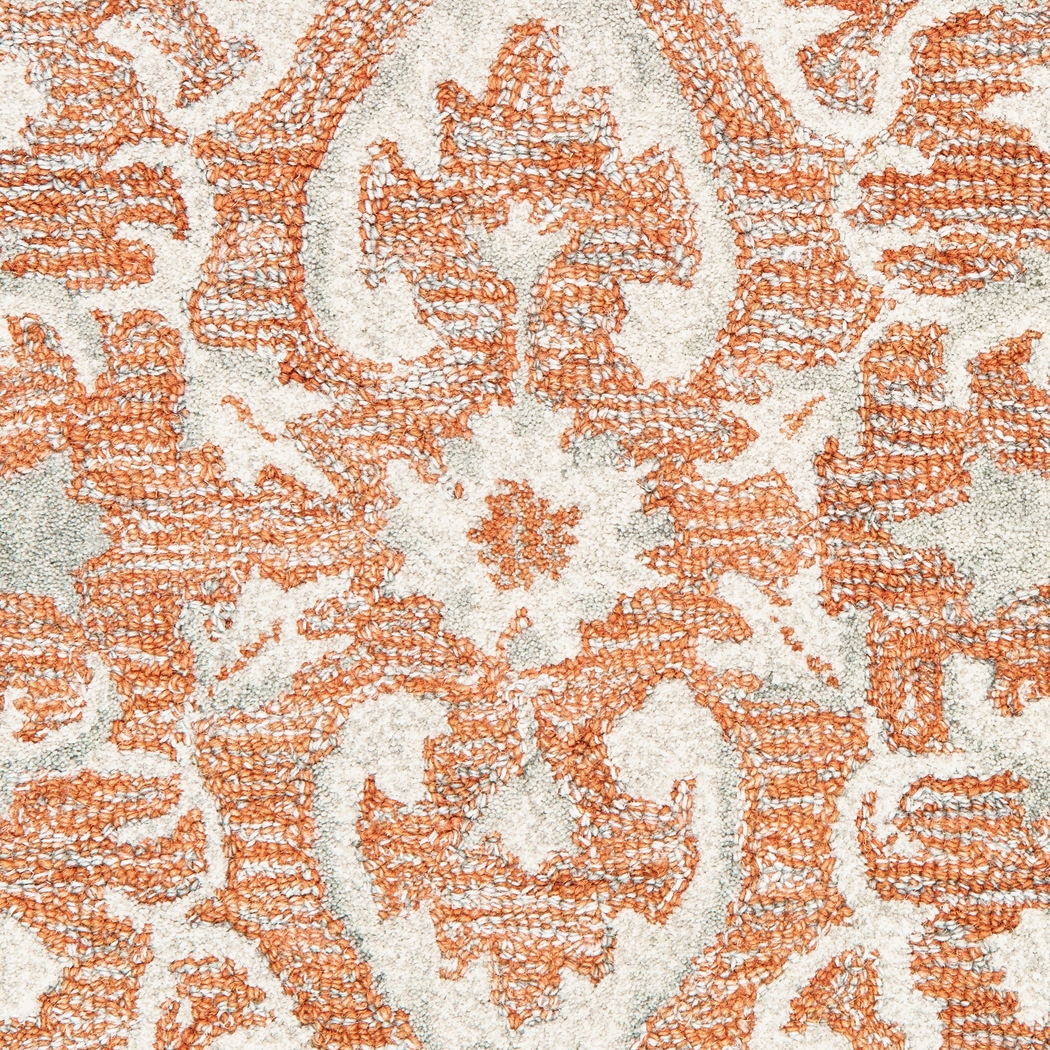 Libena Orange 7'9 x 9'9 Rug - Thumbnail - Image 3