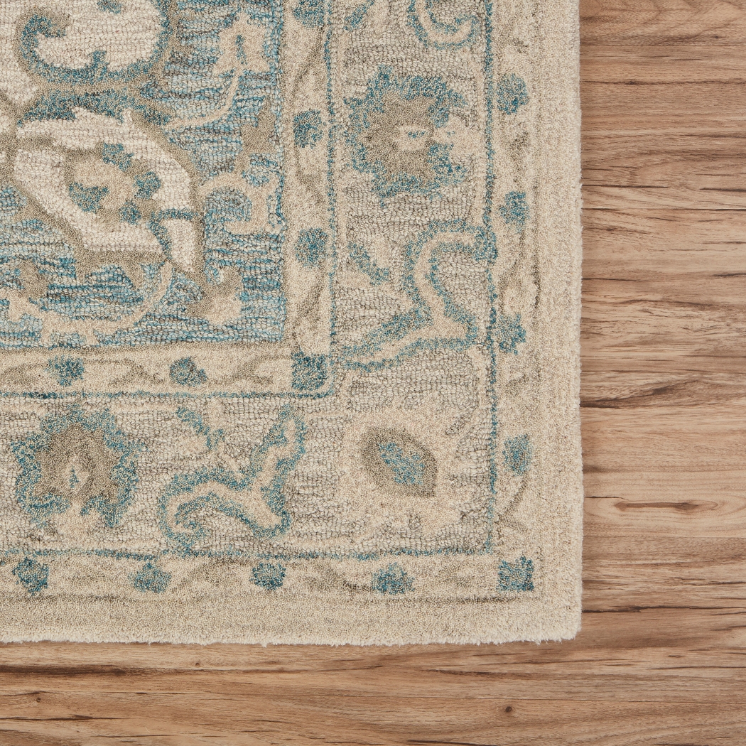 Libena Teal 5' x 7'9 Rug - Thumbnail - Image 7