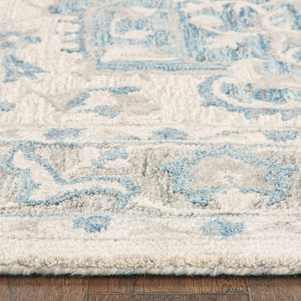 Libena Teal 5' x 7'9 Rug - Thumbnail - Image 8