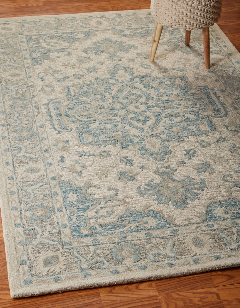 Libena Teal 5' x 7'9 Rug - Thumbnail - Image 9